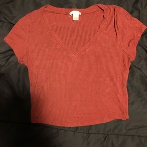 Forever 21 V-neck crop top